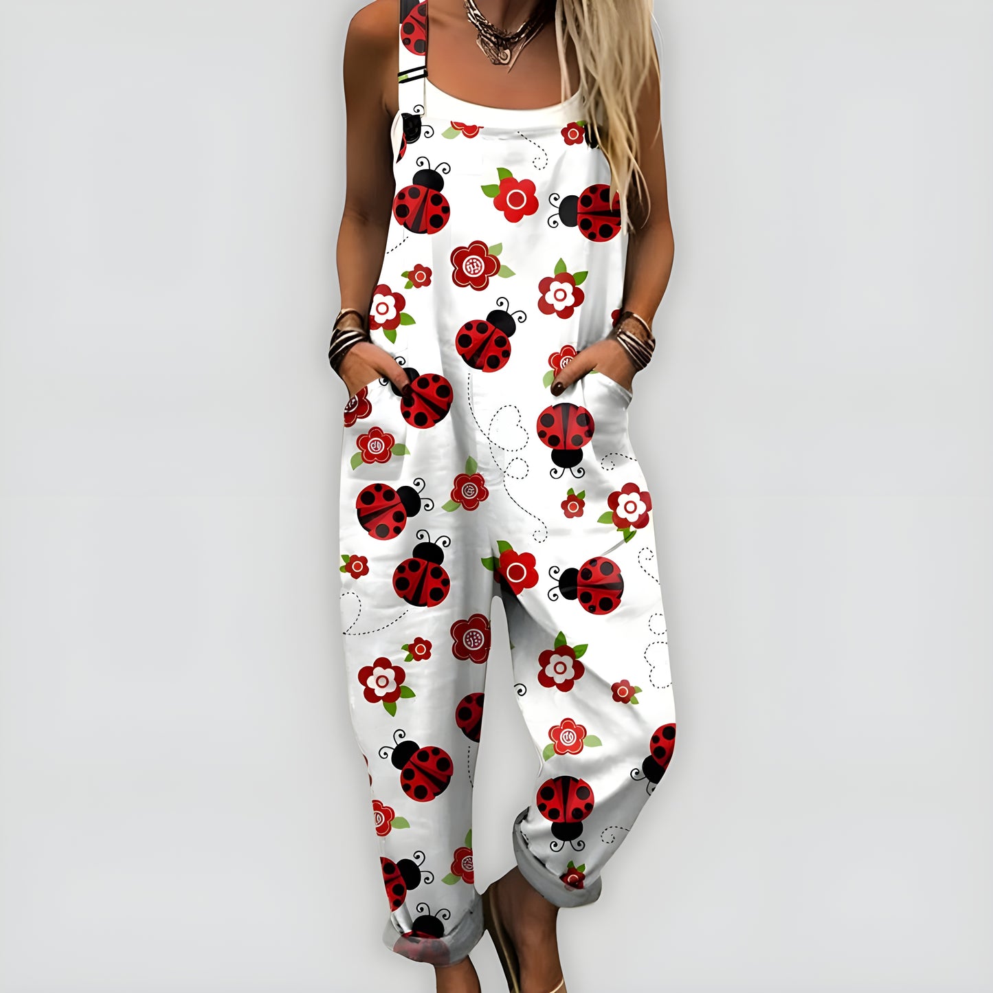 Saga™ – Bekväm och Stilren Jumpsuit med Lös Passform
