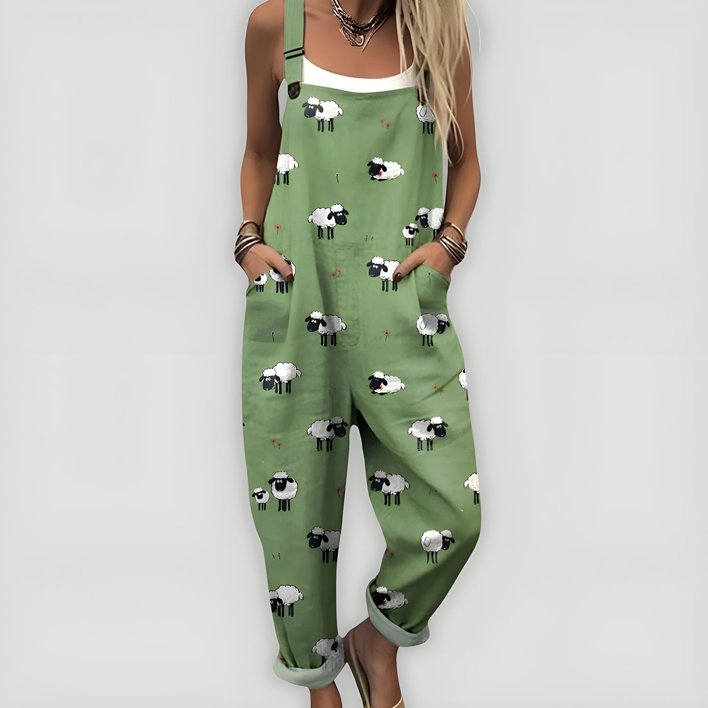 Saga™ – Bekväm och Stilren Jumpsuit med Lös Passform