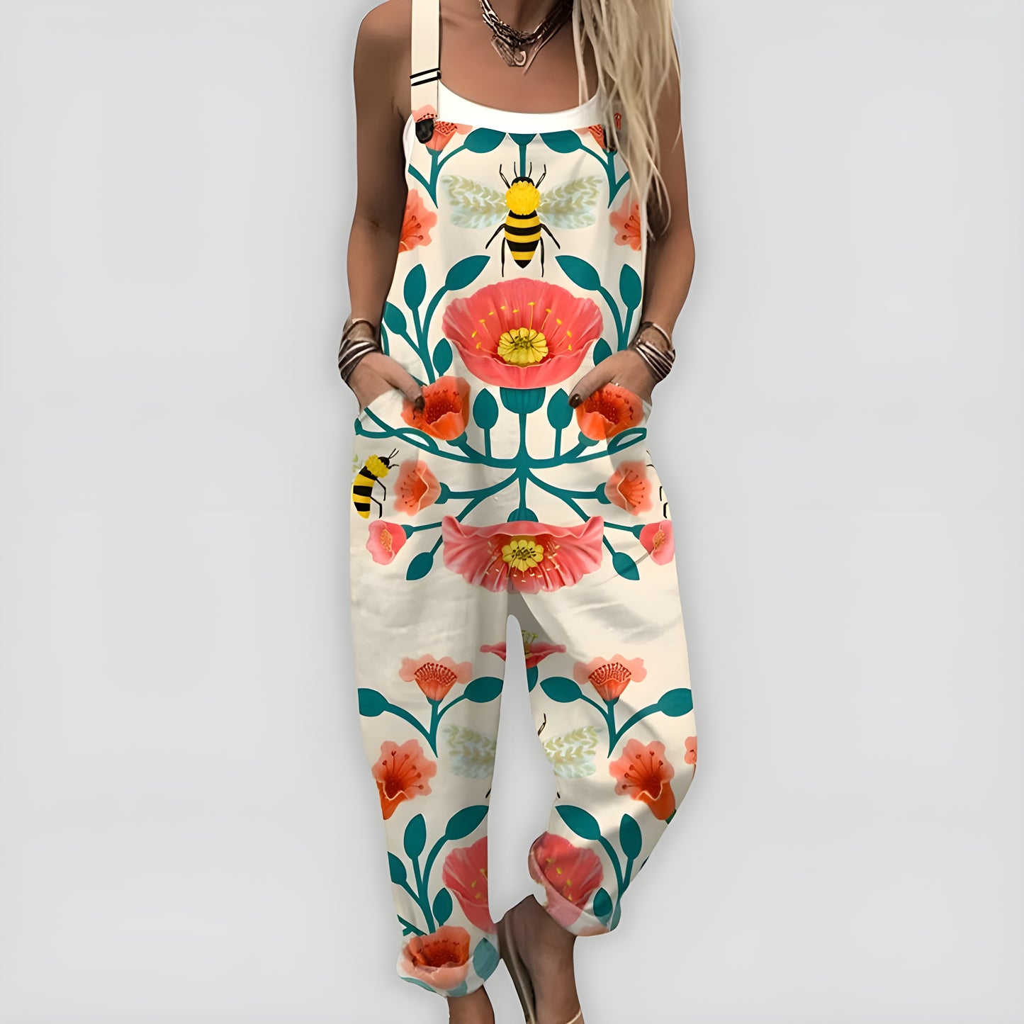 Saga™ – Bekväm och Stilren Jumpsuit med Lös Passform