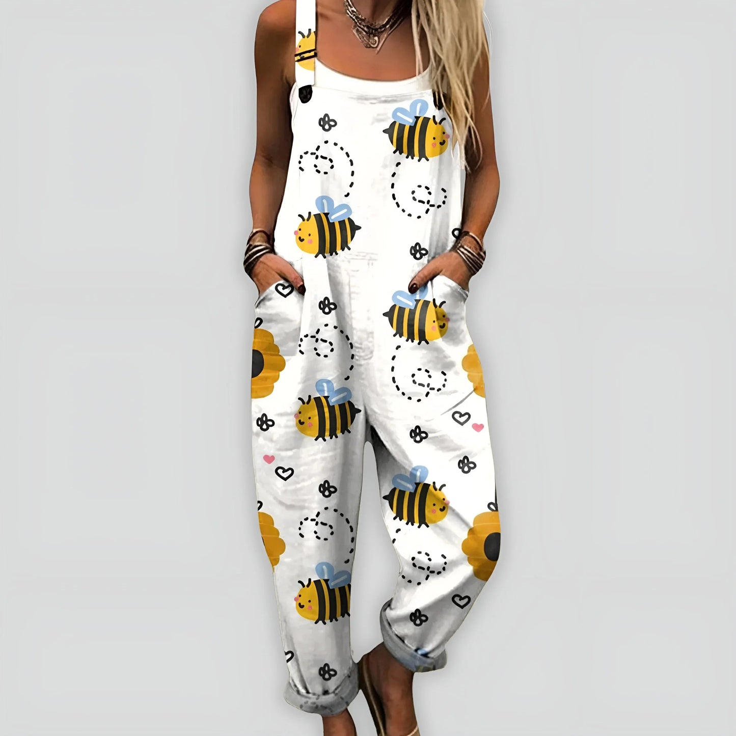 Saga™ – Bekväm och Stilren Jumpsuit med Lös Passform