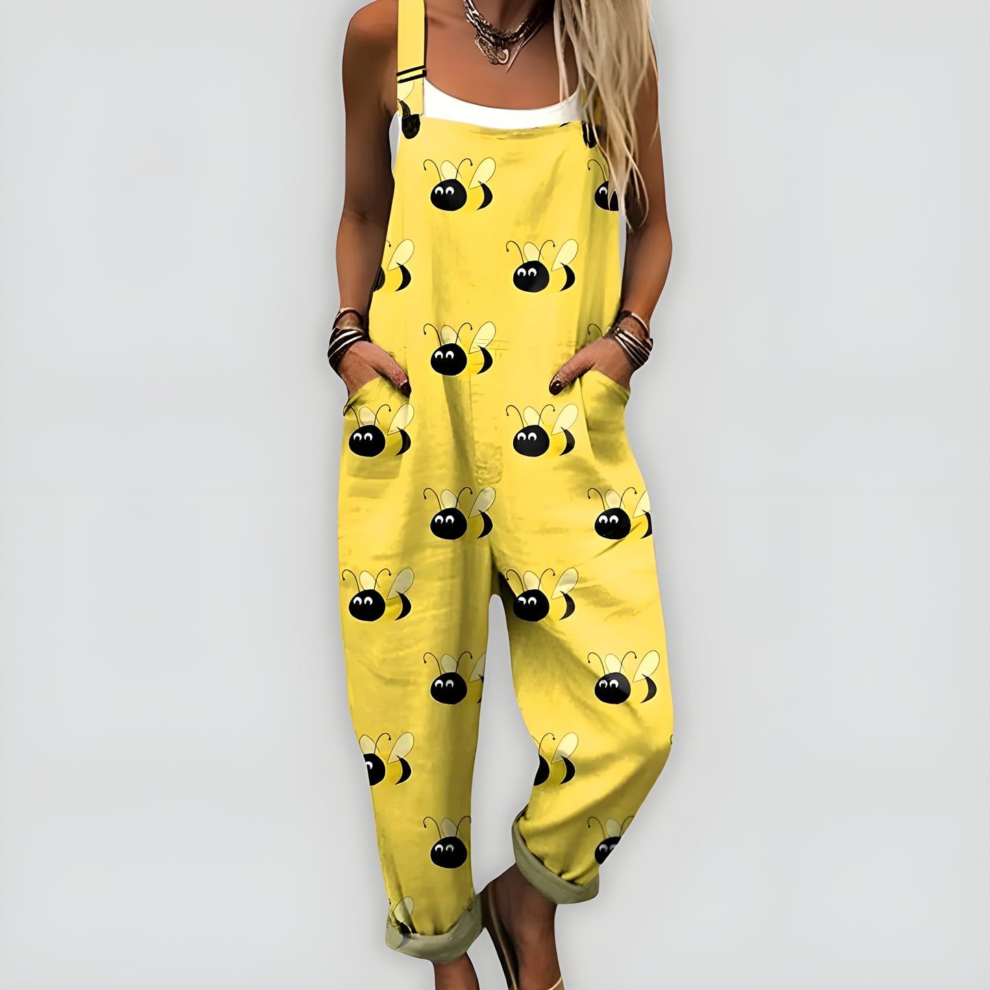 Saga™ – Bekväm och Stilren Jumpsuit med Lös Passform
