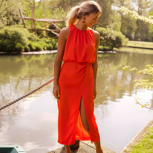 Agnes™ | Elegant midiklänning