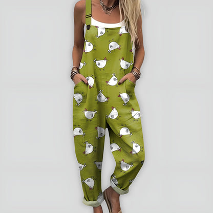 Saga™ – Bekväm och Stilren Jumpsuit med Lös Passform
