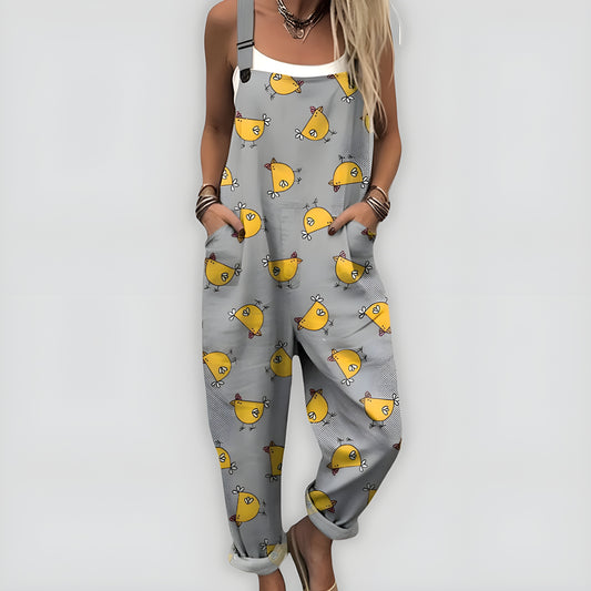 Saga™ – Bekväm och Stilren Jumpsuit med Lös Passform