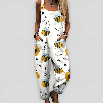 Saga™ – Bekväm och Stilren Jumpsuit med Lös Passform